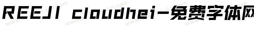 REEJI cloudhei字体转换
